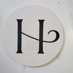 CERAMIC INITIAL COASTER